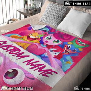 Poppy Playtime Mommy Long Legs And Friends Blanket Fleece Customized Blanket