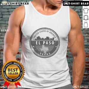 Premium United States of America El Paso Texas tank top featuring a stylish design and vibrant colors.
