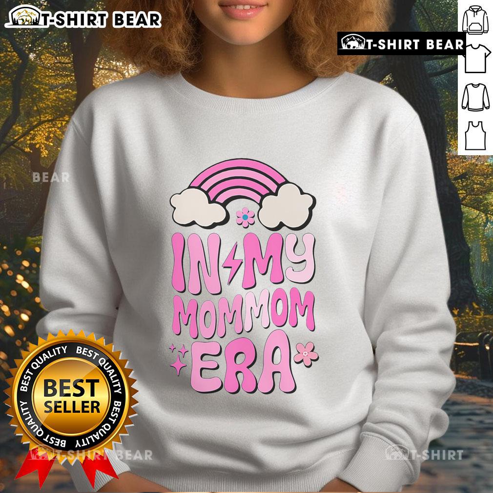 Pretty Groovy In My MomMom Era sweatshirt for Mother's Day 2025, featuring a stylish design perfect for moms and grandmas.