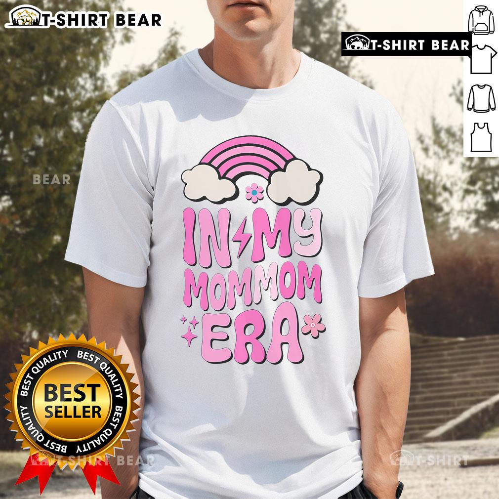 Alt Text: Pretty Groovy In My Mommom Era T-Shirt for Mom, Grandma, perfect gift for Mother's Day 2025.