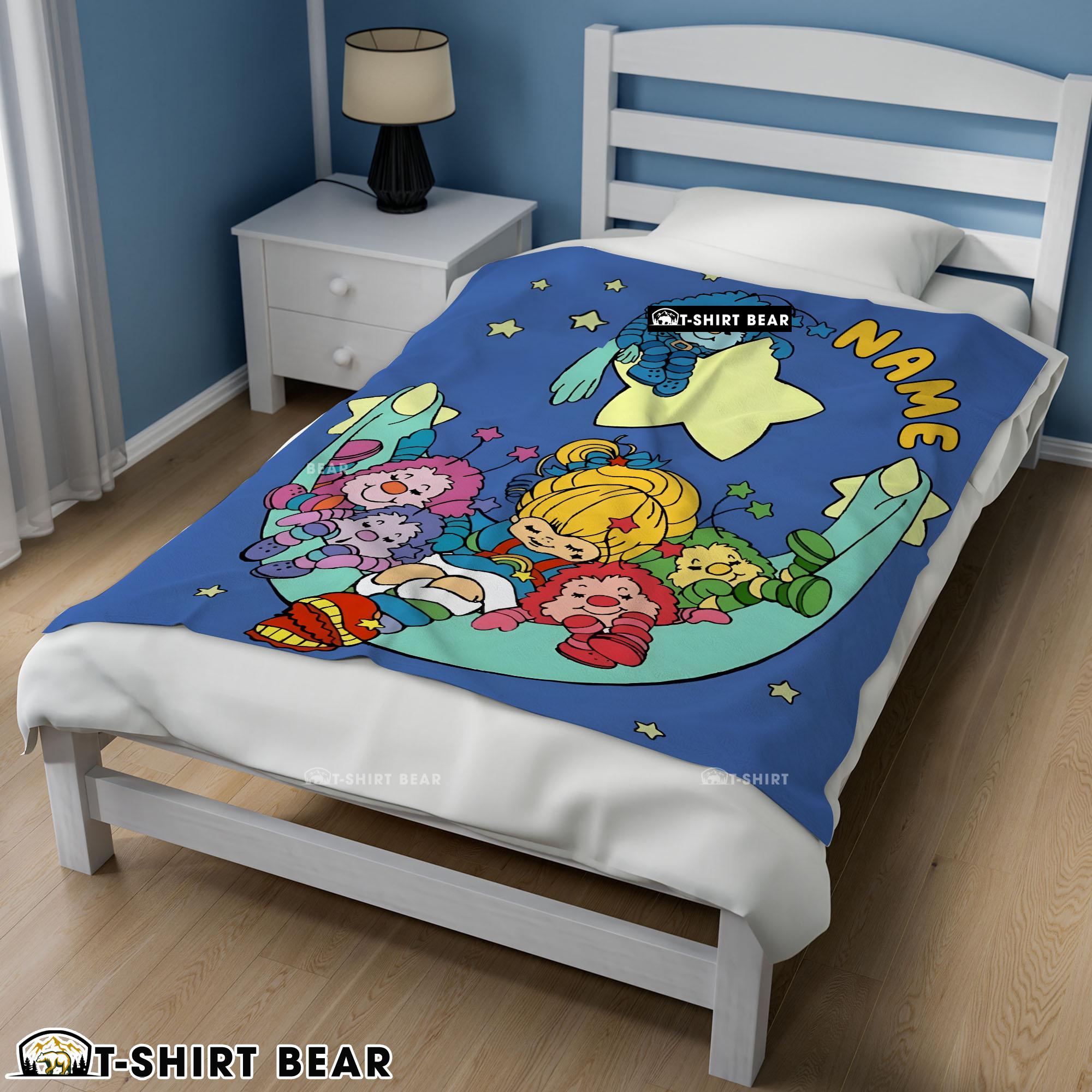 Rainbow Brite Sleeping On The Star Blanket Fleece Customized Blanket