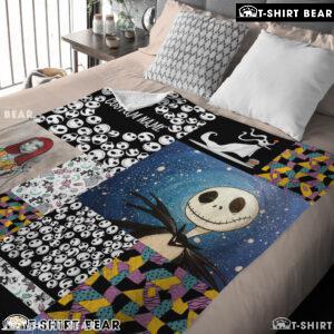 The Nightmare Before Christmas Jack Skellington Sally Zero Halloween Customized Blanket