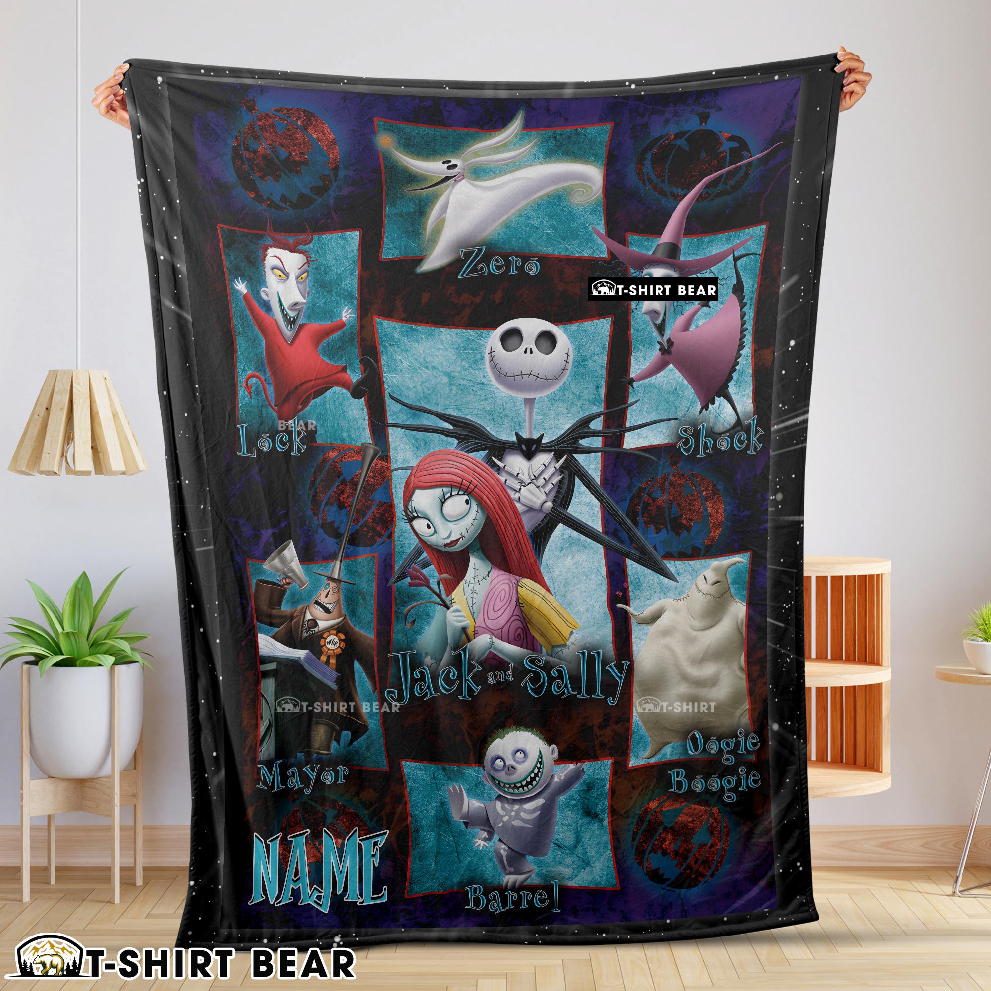 The Nightmare Before Christmas Jack Skellington Family Halloween Customized Blanket