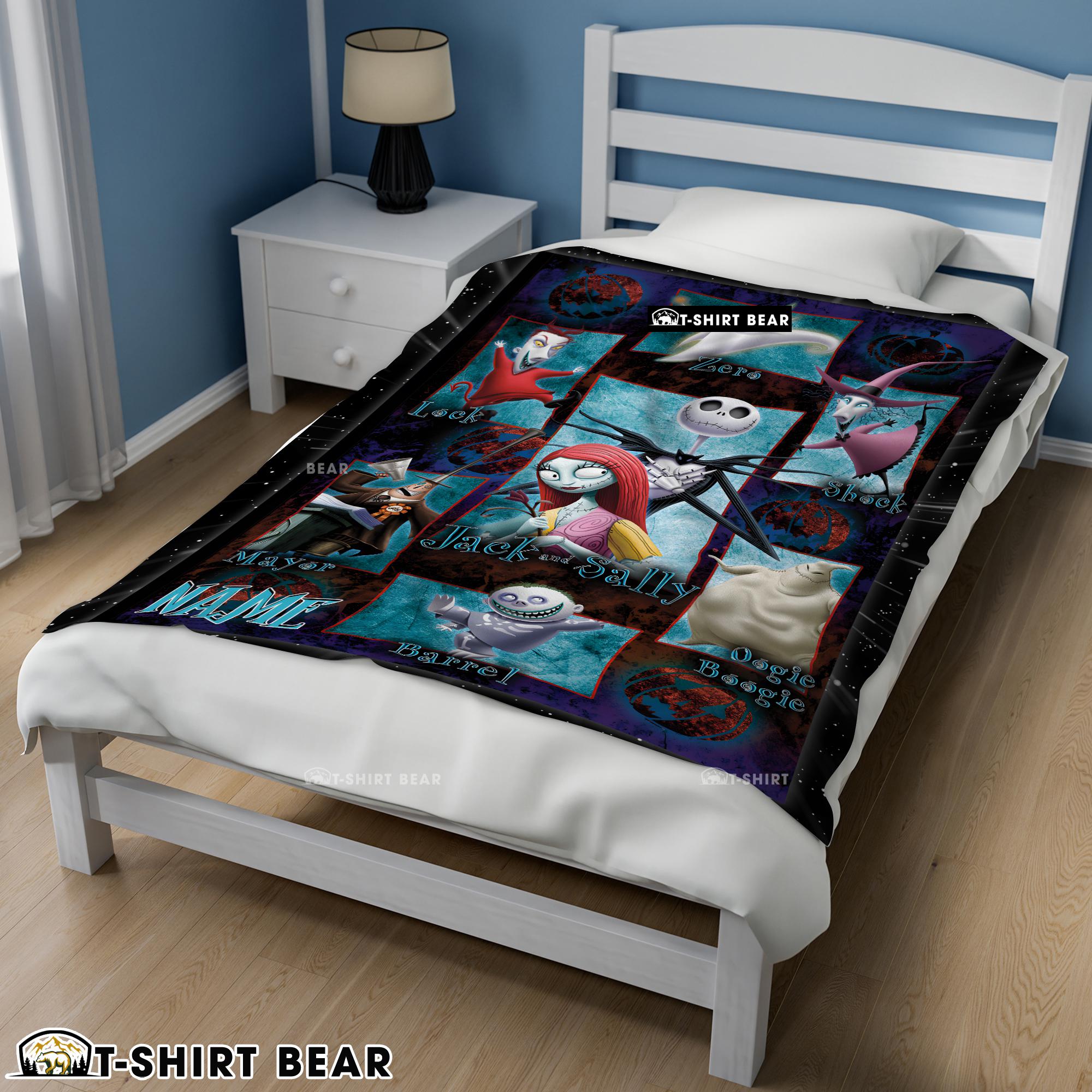 The Nightmare Before Christmas Jack Skellington Family Halloween Customized Blanket