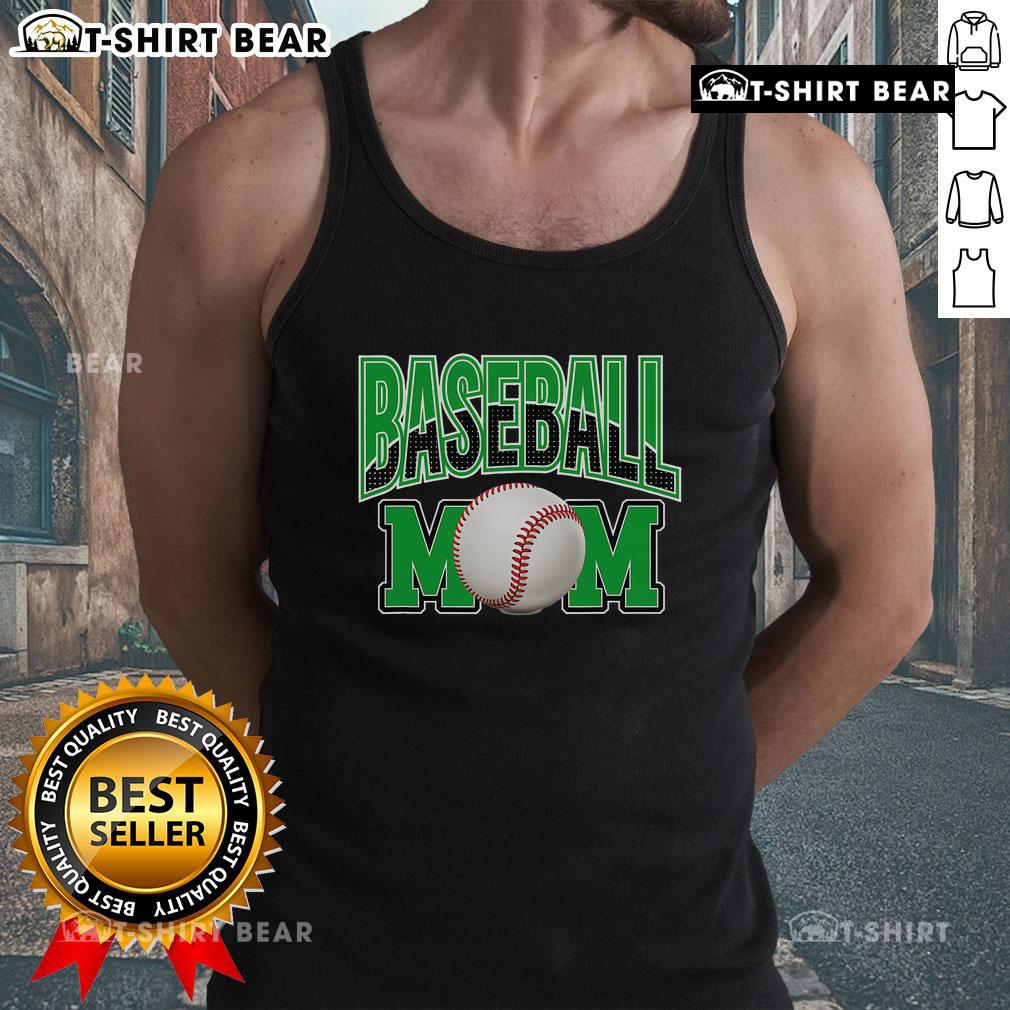 Stylish Top Baseball Mom Sports Tank Top in vibrant colors, perfect for cheering on your team at games or practices.