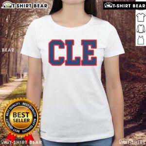Top CLE Cleveland Ohio ladies tee featuring a stylish design perfect for fans and everyday wear.