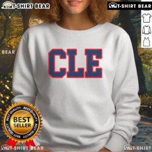 Cozy Top CLE Cleveland Ohio sweatshirt featuring a stylish design, perfect for showing local pride and staying warm.