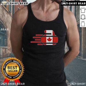 Top Canada curling fans jersey featuring Canadian curlers, perfect winter tank top for cheering at curling events.