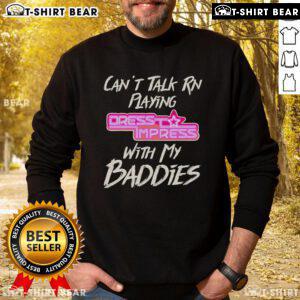 Top Can't Talk RN sweatshirt featuring stylish design, perfect for dressing to impress with my baddies.