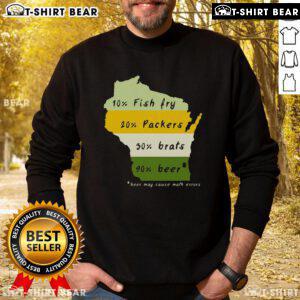 Cozy sweatshirt featuring 'Top Drink Local Wisconsin Beer' design, perfect for craft beer enthusiasts in Wisconsin.