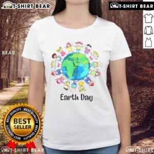 Children around the world celebrate Earth Day in eco-friendly 'Save the Planet' tees, promoting environmental awareness.