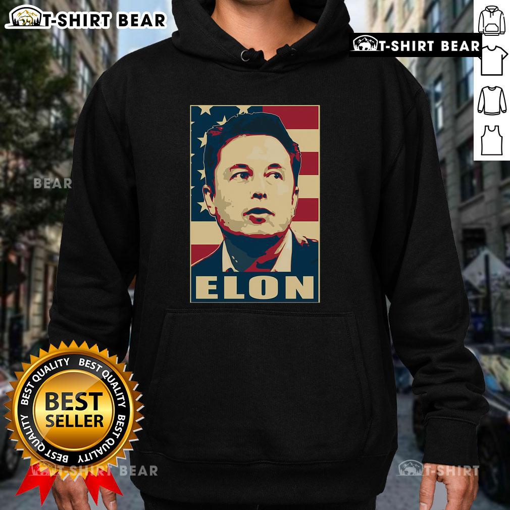Top Elon Musk USA Retro Hoodie featuring a stylish design, perfect for fans of innovation and tech culture.