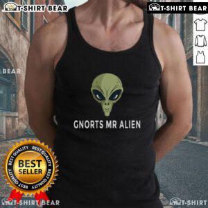 Colorful Top Gnorts Mr. Alien tank top featuring a vibrant alien graphic, perfect for casual summer wear.