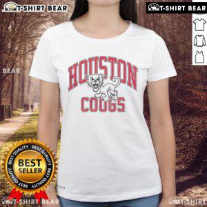 Top Houston Coogs Arch Ladies Tee featuring vibrant team colors and stylish design for enthusiastic fans.