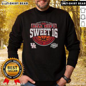 Top Houston Cougars NCAA Men's Sweet 16 sweatshirt for 2025, showcasing team pride on the road to the Final Four.