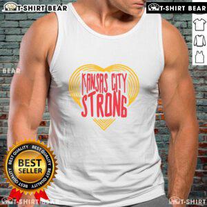 Top Kansas City Strong Heart Tank Top for women, featuring a stylish design perfect for fitness and casual wear.