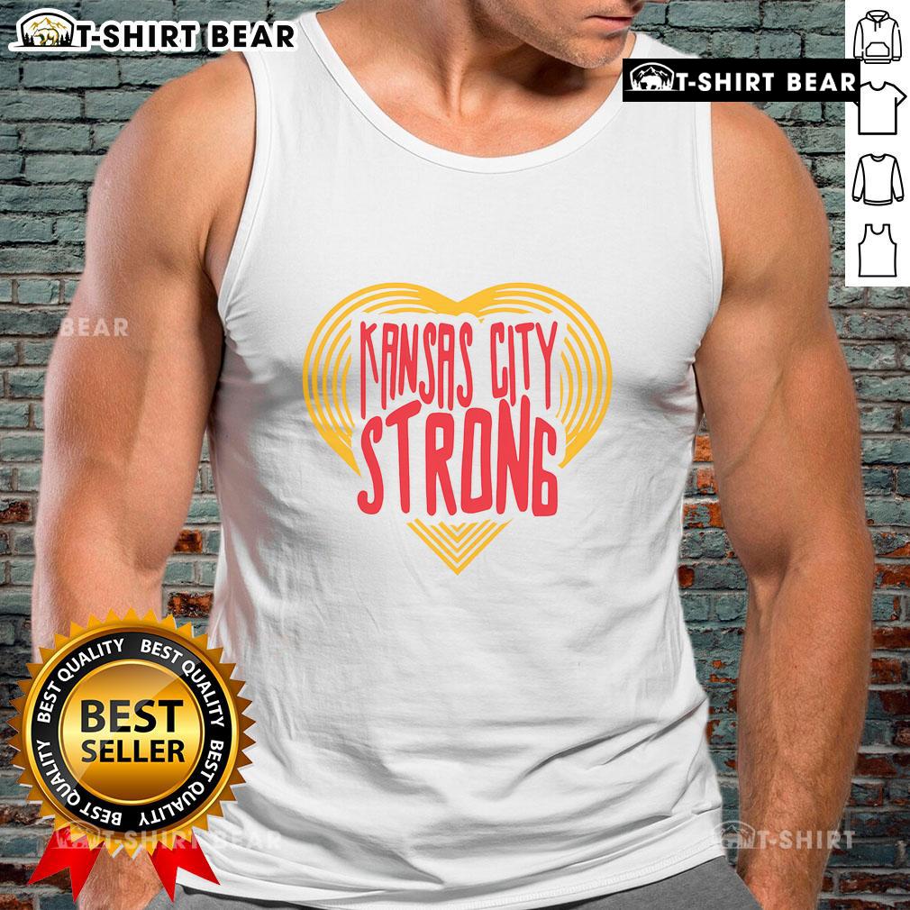 Top Kansas City Strong Heart Tank Top for women, featuring a stylish design perfect for fitness and casual wear.