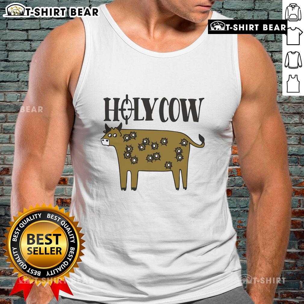 Top Kentucky Ballistics KB Holy Cow tank top featuring a bold graphic design, perfect for fans of Kentucky Ballistics.
