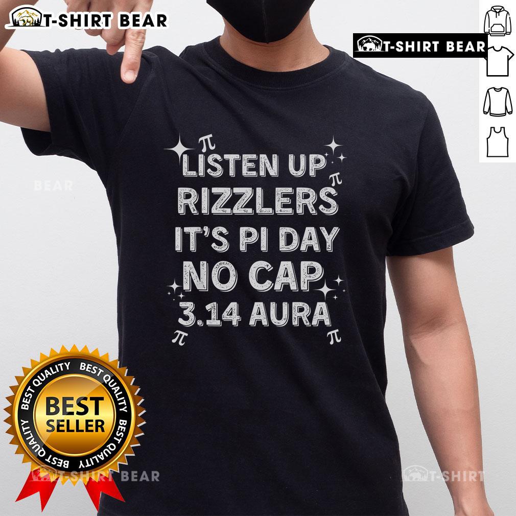 Top Listen Up Rizzlers Sigma Pi Day Show No Cap T-Shirt featuring a trendy design for Sigma Pi event enthusiasts.