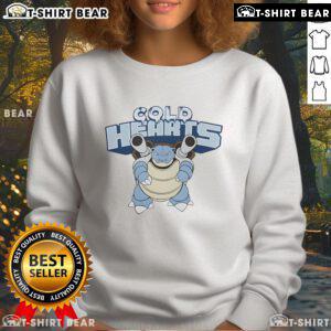 Cozy Pokemon Cold Hearts Blastoise sweatshirt from Top Overtime Store, perfect for fans and collectors.
