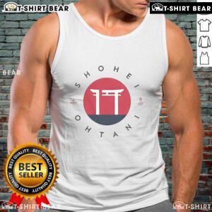 Stylish Top Shohei Ohtani 17 logo tank top featuring a vibrant design, perfect for baseball fans and summer wear.