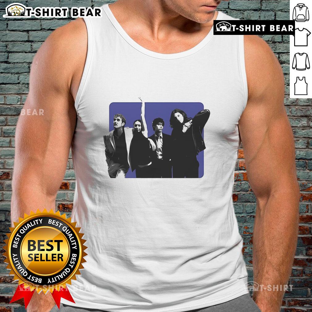 Spacey Jane US Underplay Tour tank top featuring vibrant design, perfect for fans of the band and stylish concert wear.