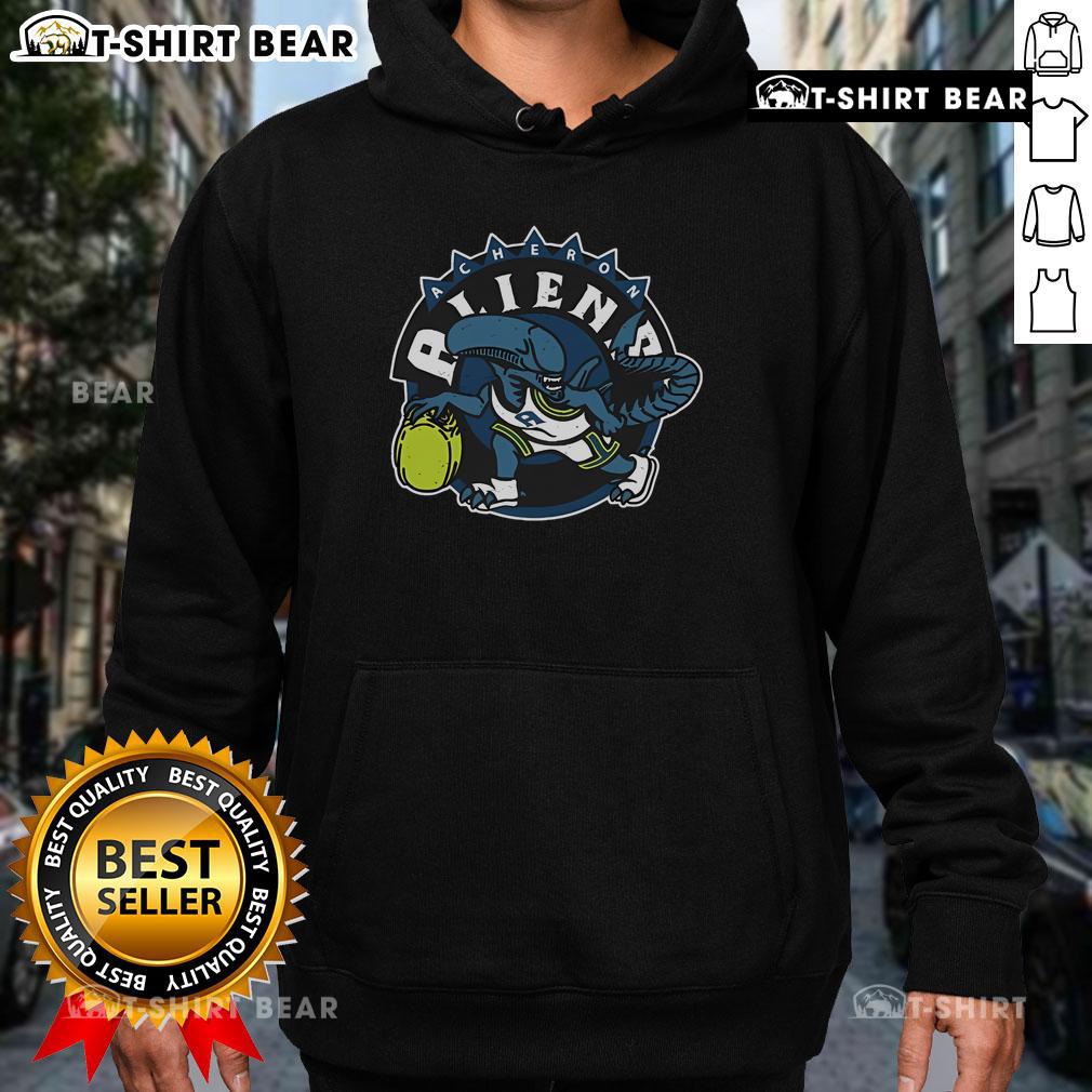 Official Acheron Aliens Hoodie featuring a stylish alien graphic, perfect for sci-fi fans and casual wear enthusiasts.