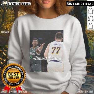 Alt Text: Official Almost Friday Ant-Man Sweatshirt featuring a stylish design for Marvel fans, perfect for casual wear.