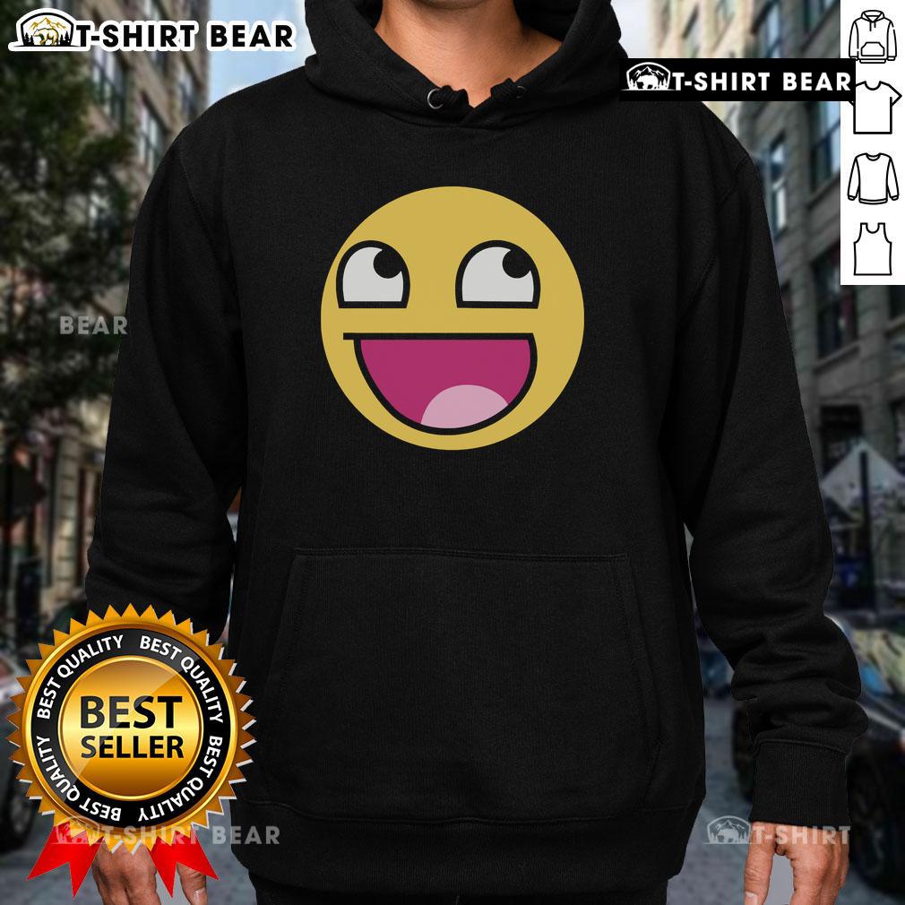 Official Awesome Epic Face Funny Hoodie featuring a vibrant graphic design and comfortable fit for casual wear.