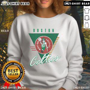 Official Boston Celtics Final Seconds Sweatshirt featuring team logo and vibrant green design for fans and players.