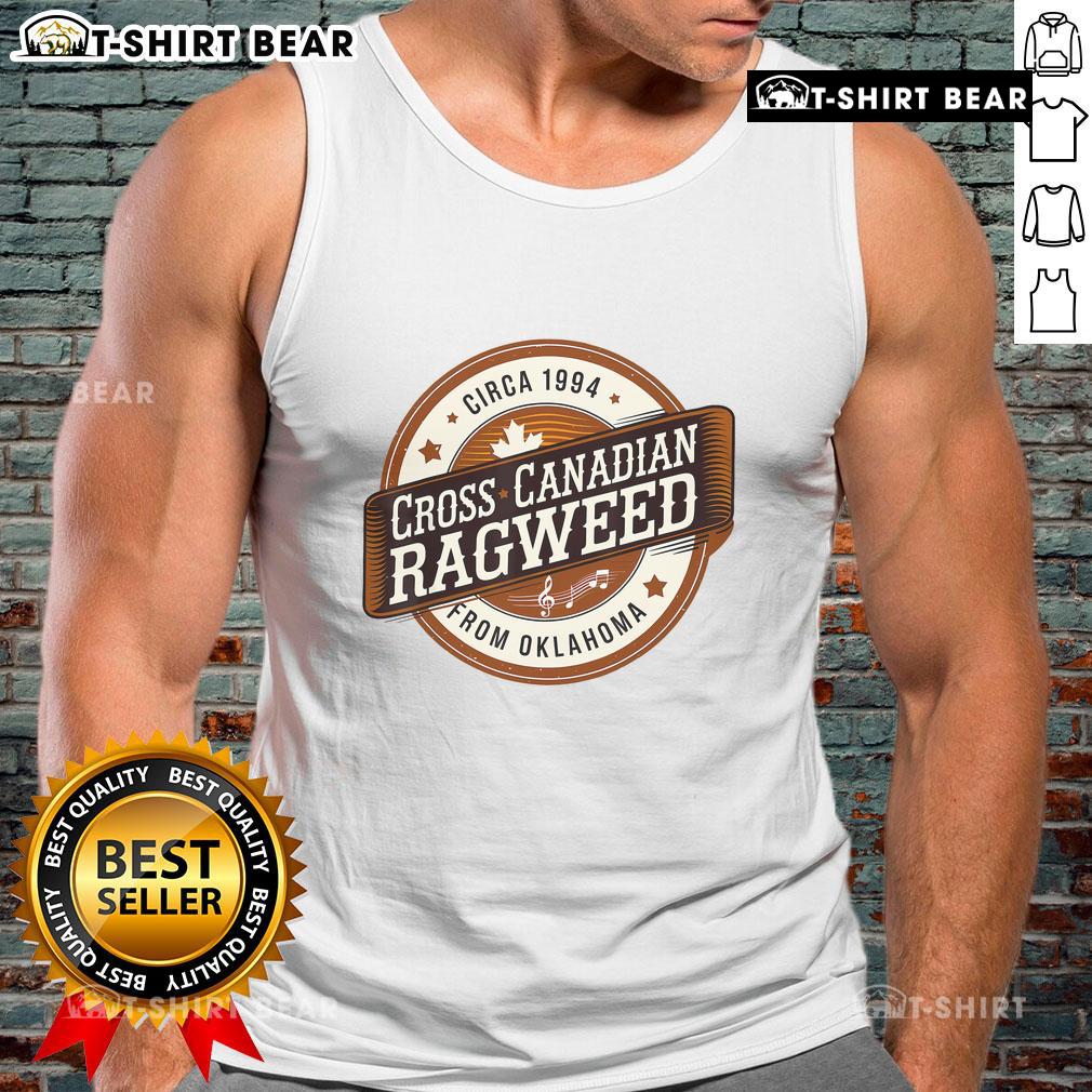 Official Cross Canadian Ragweed 'The Boy From Oklahoma' concert tank top for 2025, featuring stylish design and vibrant colors.