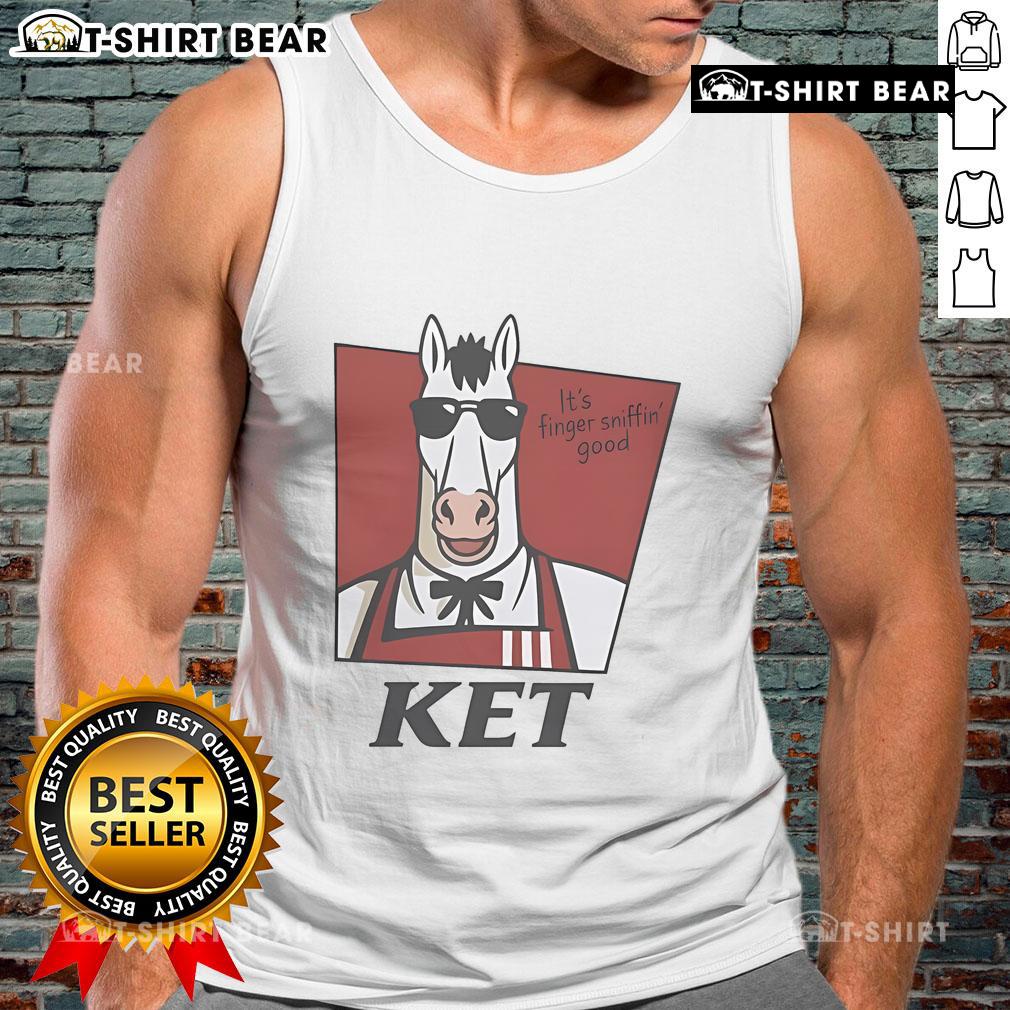 Official Ket Its Finger Sniffin Good Tank Top featuring a stylish design, perfect for casual wear and summer outings.