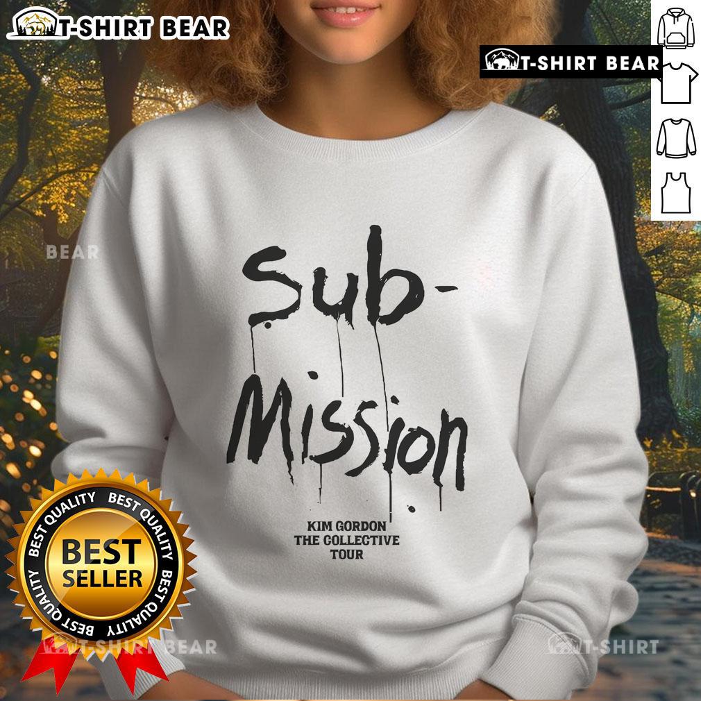 Alt Text: Official Kim Gordon Sub Mission sweatshirt from The Collective Tour, featuring unique design and vibrant colors.