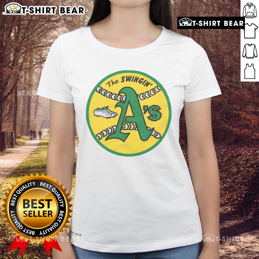 Official Oakland Athletics 71 Ladies Tee featuring a stylish design, perfect for A's fans and casual wear.