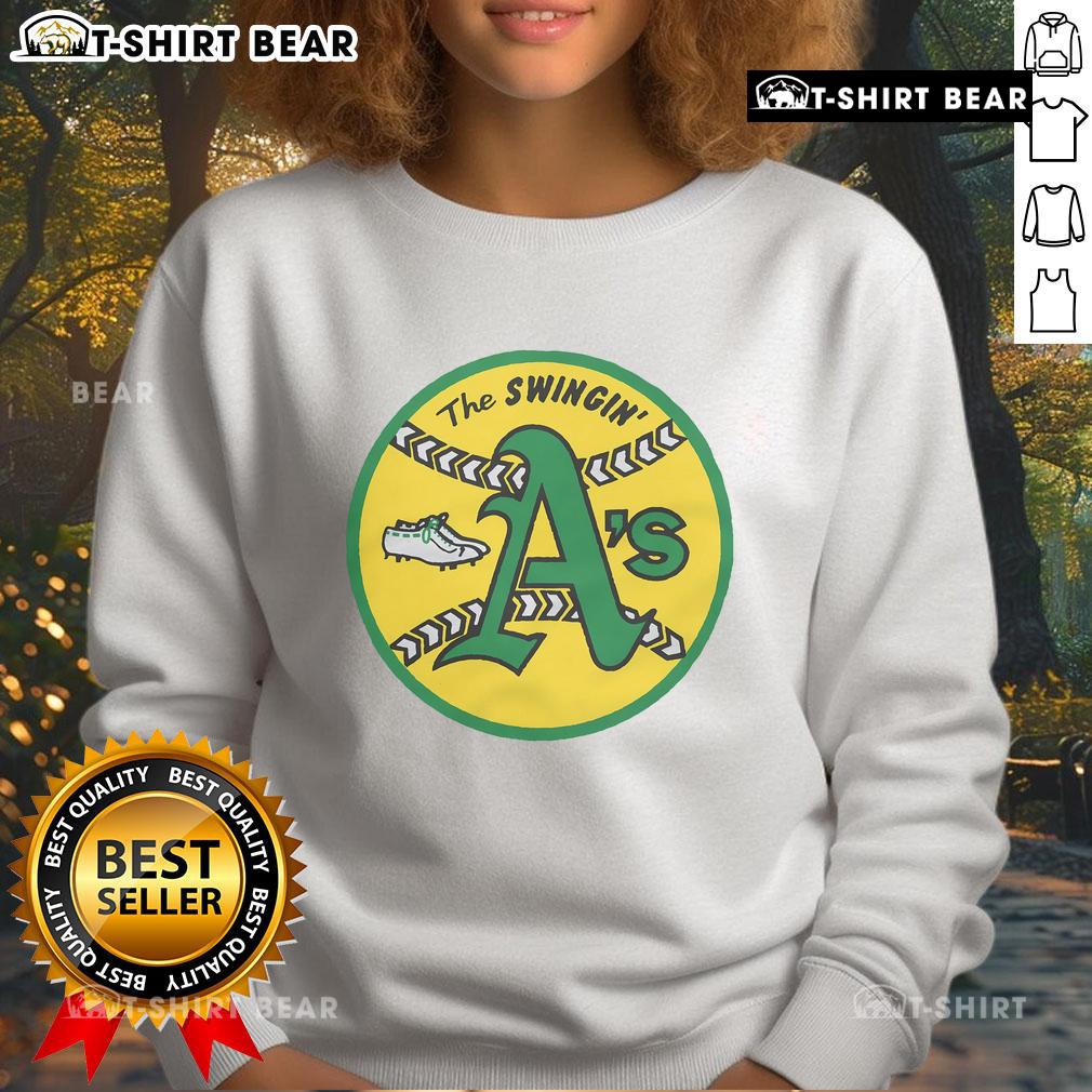 Official Oakland Athletics 71 Sweatshirt in green with logo, perfect for fans showing team spirit and style.