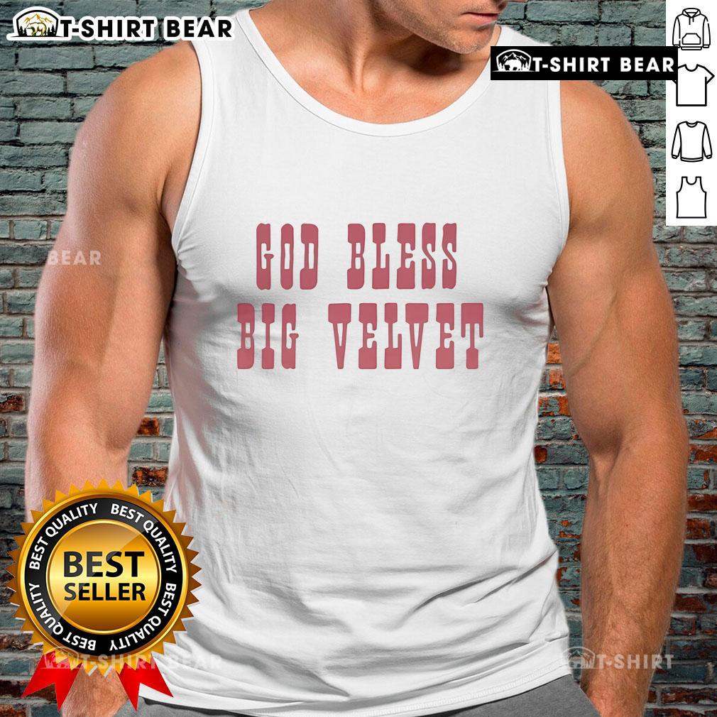 Official Paul Cauthen God Bless Big Velvet Tank Top featuring vibrant design and comfortable fit for music fans.