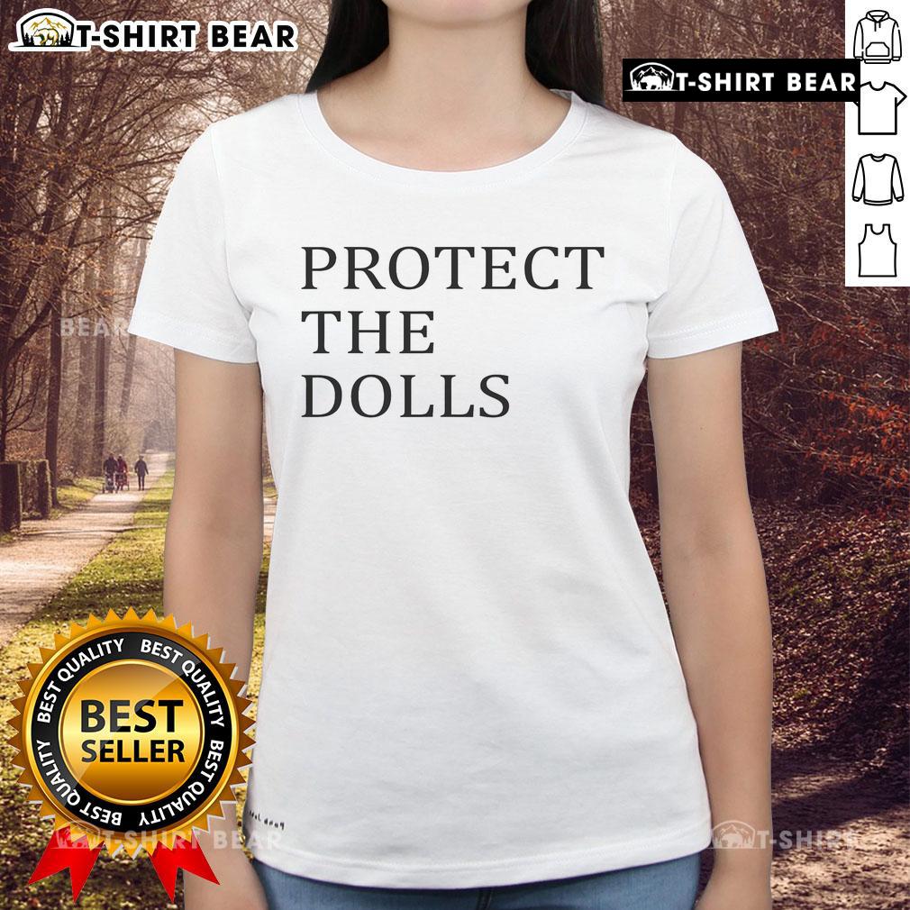 Official Protect The Dolls Classic Ladies Tee featuring bold graphic design and stylish fit for fashion-forward women.