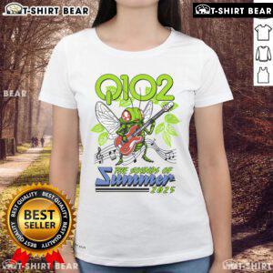 Official Q102 Sounds of Summer Cicadas 2025 Ladies Tee featuring a stylish design perfect for summer outings.