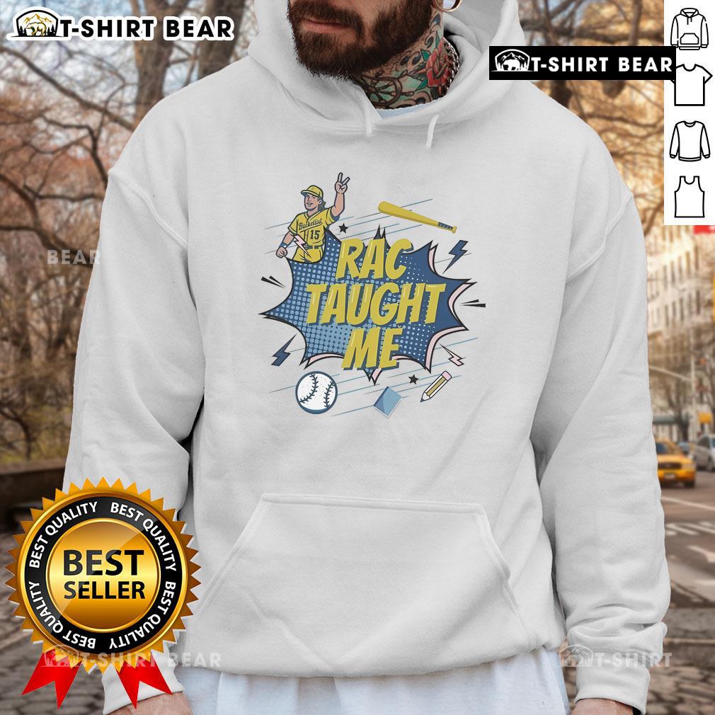 Alt Text: Official RAC Taught Me Bucketlist Tour 2025 hoodie featuring a stylish design in vibrant colors.
