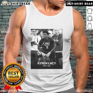 Official Rip Kyren Lacy 2000-2025 tank top featuring a stylish design, perfect for fans and casual wear.