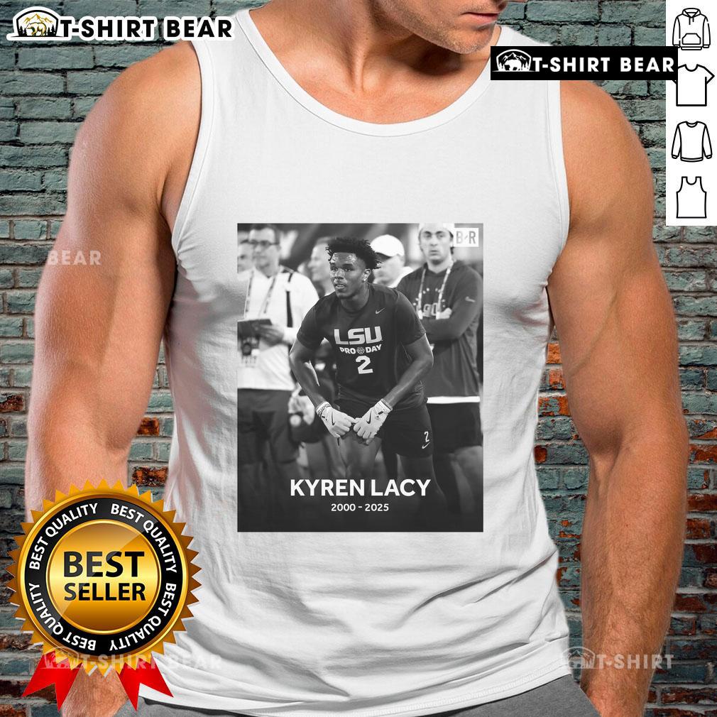 Official Rip Kyren Lacy 2000-2025 tank top featuring a stylish design, perfect for fans and casual wear.