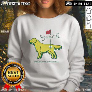 Alt Text: Official Sigma Chi The Retriever Invitational Sweatshirt featuring bold graphics and a comfortable design for all events.