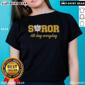 Official Soror All Day Everyday Logo Ladies Tee featuring a vibrant design, perfect for sorority events and casual wear.