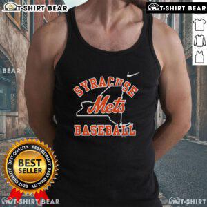 Official Syracuse Mets baseball map tank top featuring a vibrant design, perfect for fans and summer outings.