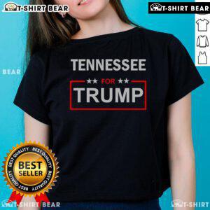 Official Tennessee for Trump Ladies Tee featuring bold graphics and vibrant colors, perfect for supporters.