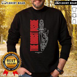 Alt Text: Official The Ghost Inside Mask Searching For Solace 2025 sweatshirt featuring a bold graphic design and comfortable fit.