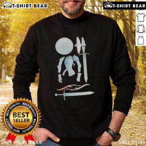 Alt Text: Official The Wandering Inn Horns of Hammerad sweatshirt featuring unique design and cozy fit for fans.