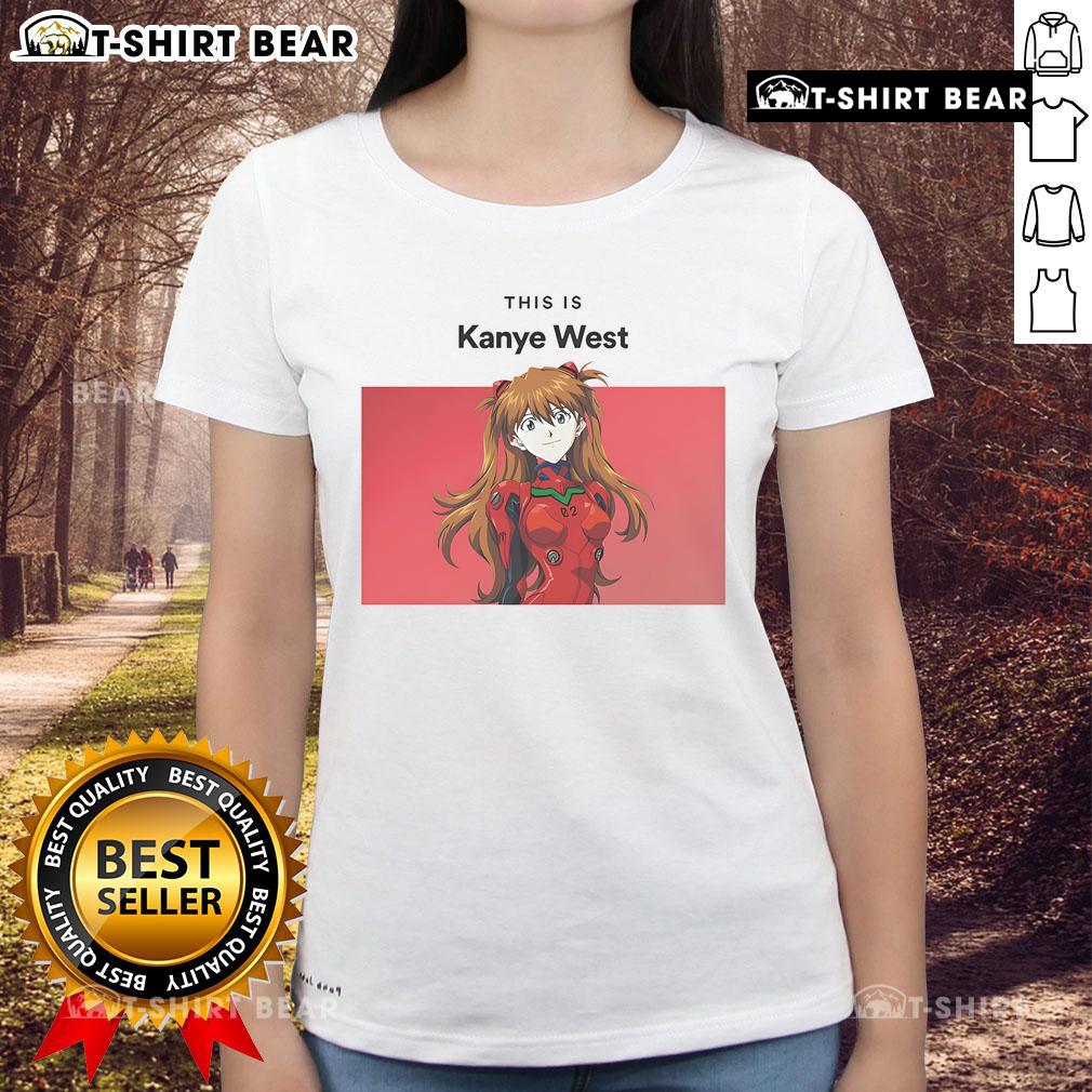 Official This Is Asuka Kanye West Ladies Tee featuring a stylish design with vibrant colors and trendy graphics.