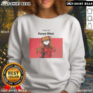Alt Text: Official Kanye West sweatshirt featuring a bold 'This Is Asuka' graphic design, perfect for fans and streetwear lovers.