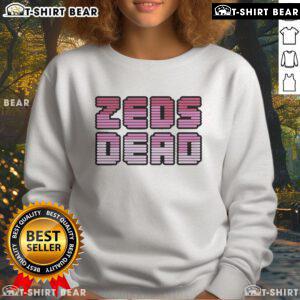 Official Zeds Dead Heartbeat Sweatshirt featuring vibrant design, perfect for fans and music lovers.